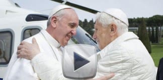 Video - Pope Francis & Pope Benedict Meet