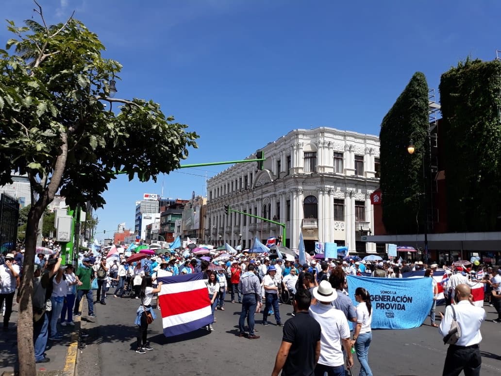 Pictures Thousands Attend March for Life on Costa Rica's