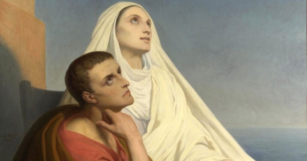 Saint Monica, the mother of the great Saint Augustine, is the patron saint of married women, born in 332 in present day Algeria to Christian parents.