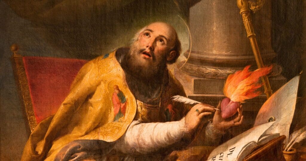 Saint Augustine, Bishop and Doctor of the Church, profoundly influenced Christian theology through his writings, especially *Confessions* and Augustinianism.