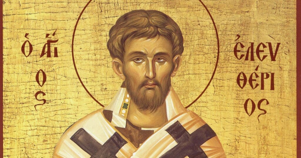 Saint Eleutherius, abbot of St. Mark's near Spoleto, was known for his deep humility and miraculous abilities, including freeing a possessed child and aiding St. Gregory.