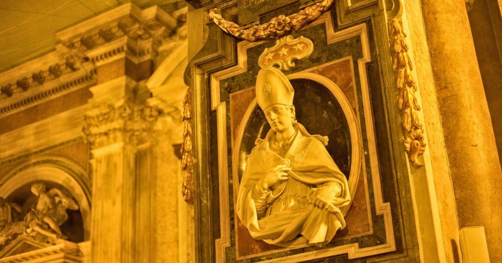 St. Januarius, bishop of Beneventum, miraculously survived torture. His congealed blood, preserved in Naples, liquefies thrice annually, symbolizing hope and protection against calamities.