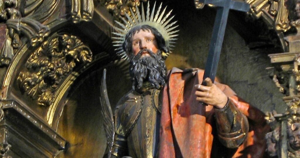 Saint Marcellus, a former Roman centurion, bravely renounced his military post to embrace Christianity, leading to his martyrdom in defense of his faith in 298 AD.