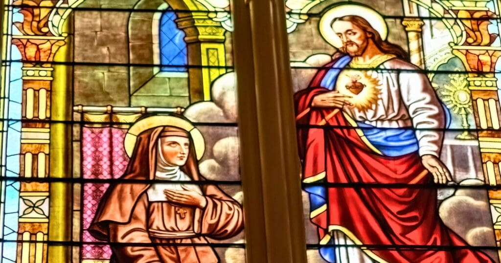 Apostle of the Sacred Heart, celebrated for profound spirituality and devotion.