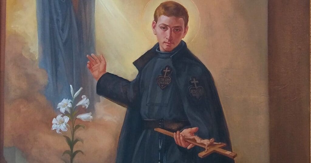 Saint Gabriel of Our Lady of Sorrows, born in Assisi in 1838, was a Passionist saint and Apostle of Sorrows, canonized for his virtuous life and miracles.