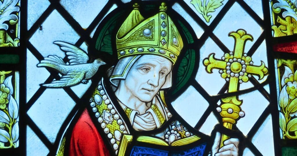 A revered Welsh patron saint known for his ascetic lifestyle, missionary work, and founding of monasteries, including the prominent abbey in southwestern Wales.
