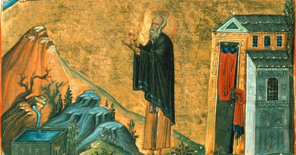 Hermit, missionary, and transformative figure in early Syrian Christianity, famously eschewed marriage for a life of devout isolation and conversion.