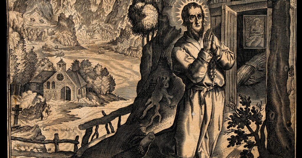 Saint Nicholas of Flüe was a Swiss hermit and ascetic who is the patron saint of Switzerland. He is sometimes invoked as