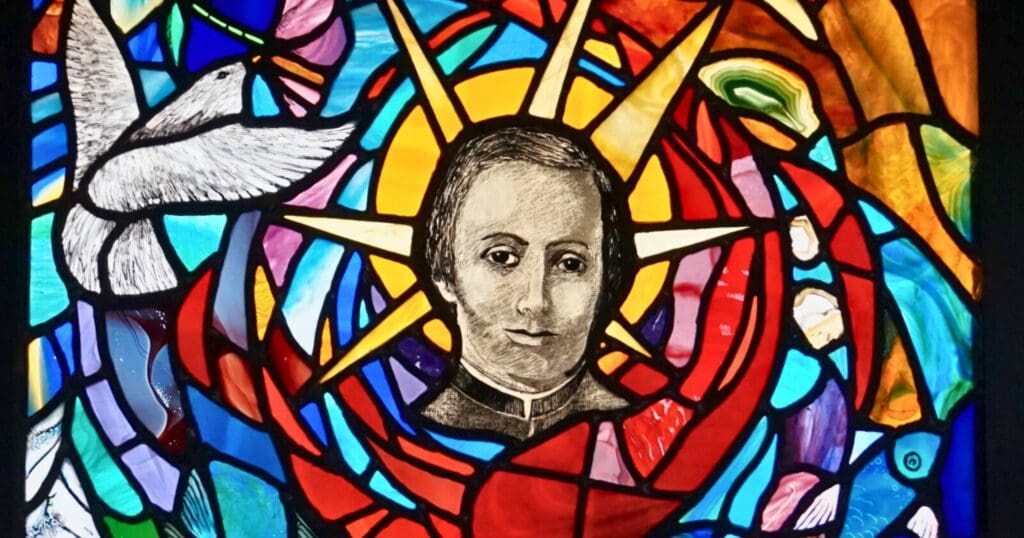 Saint Peter Chanel (1803-1841) the protomartyr of the South Seas. He was a Priest, Martyr, and is the patron of all Oceania.