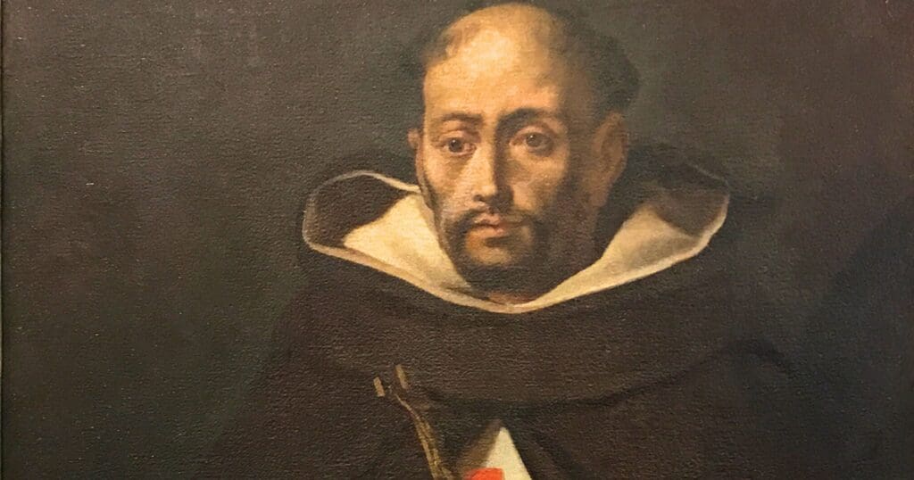 Discalced Trinitarian priest, Michael de Sanctis (1591–1625), known for his devout life, Eucharistic adoration, and ecstatic experiences during Consecration.
