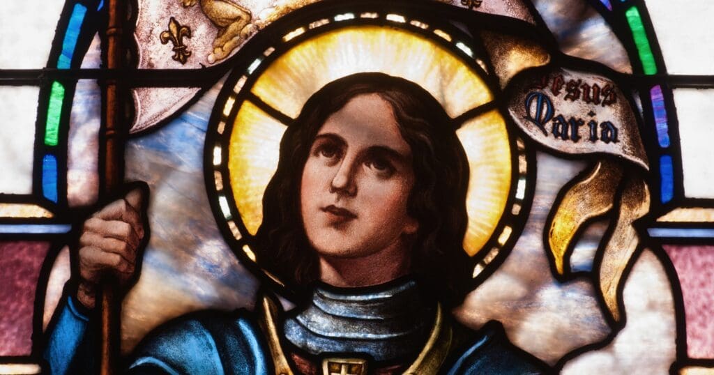 Saint Joan of Arc, patroness of soldiers and France, led French forces to victory at 17 and was canonized in 1920.