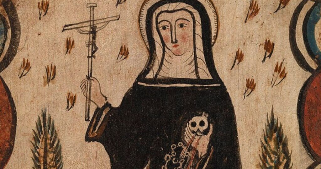 Saint Rita of Cascia: Endured abuse, loss of family, and illness. Became Augustinian Nun, known for stigmata, patroness of the Impossible.